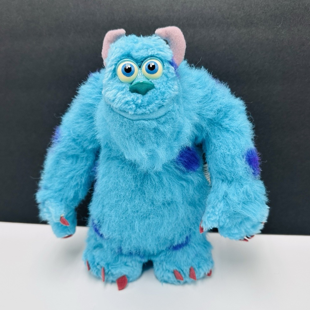 Disney Pixar Sully Monsters Inc. Plush 9" 2001 Hasbro Stuffed Animal Toy